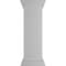 Ekena Millwork 12"W x 40"H Plain Newel Post with Panel, Peaked Capital & Base Trim (Installation kit included) NWL12X40PLP0B0 - alternate 7